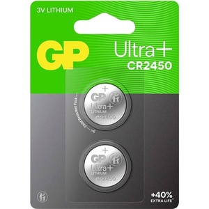CR2450 GP Lithium knoopcel 3V 2 stuks