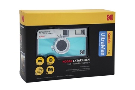 KODAK EKTAR H35N HF Blue + Ultramax 24 film