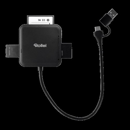 Rollei 4-in-1 Card Reader for SD, CF, MS & microSD