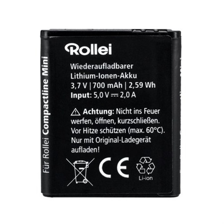 Accu voor Rollei Compactline 10x zoom camera