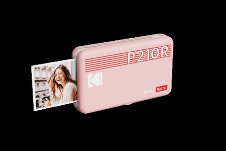 KODAK P210R Mini 2 Retro Prink, Mini Photo Printer 2.1x3.4, 