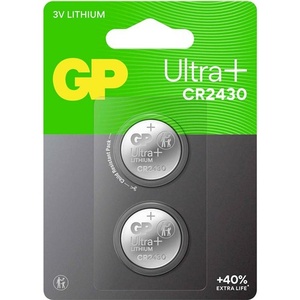 GP Ultra Plus Lithium Knoopcel CR2430 blister 2