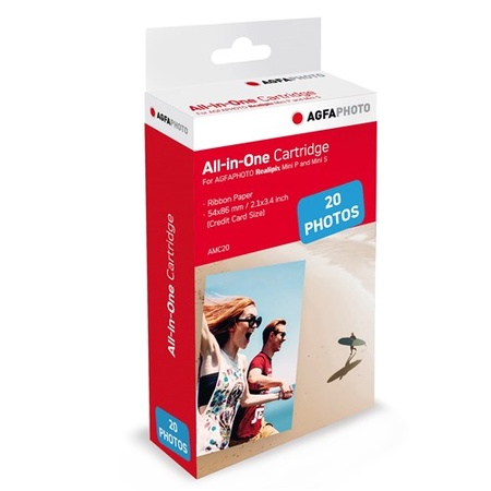 Cartridge for Agfa Mini 2*3; 20 sheets