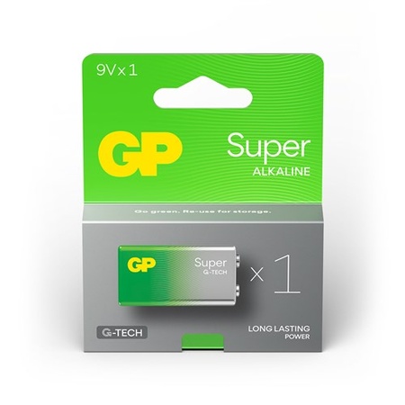 9V batterij GP Alkaline Super 9V 1 stuk