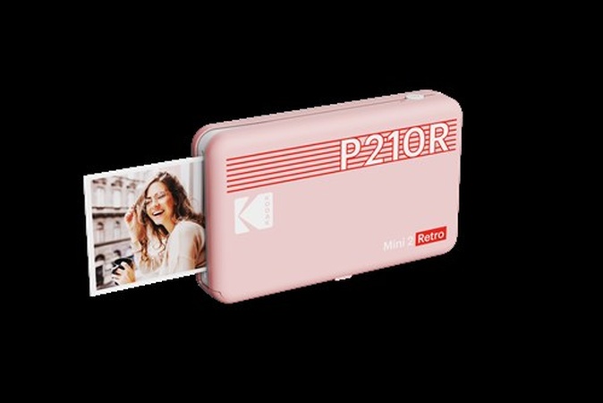KODAK P210R Mini 2 Retro Prink, Mini Photo Printer 2.1x3.4, 