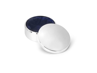 Bewaardoosje Rond, zilver kleur, ø44x19 mm