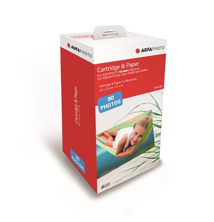 Cartridge for Agfa Moment 4*6; 80 sheets