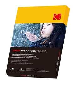 KODAK - 50 vellen van 230g/m² fotopapier, mat, A6 formaat