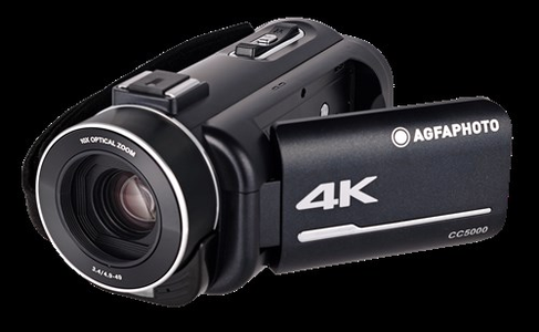 AgfaPhoto CC5500 Camcorder 10x Optische ZOOM, WiFi, 4k