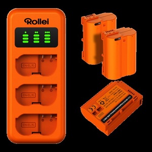 Rollei Charger Set EN-EL15 – 3 accu's & lader