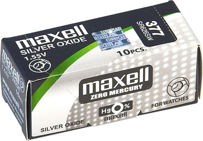 Maxell Horloge batterij 319 - SR527SW - 1PC EU MF - Low Drai