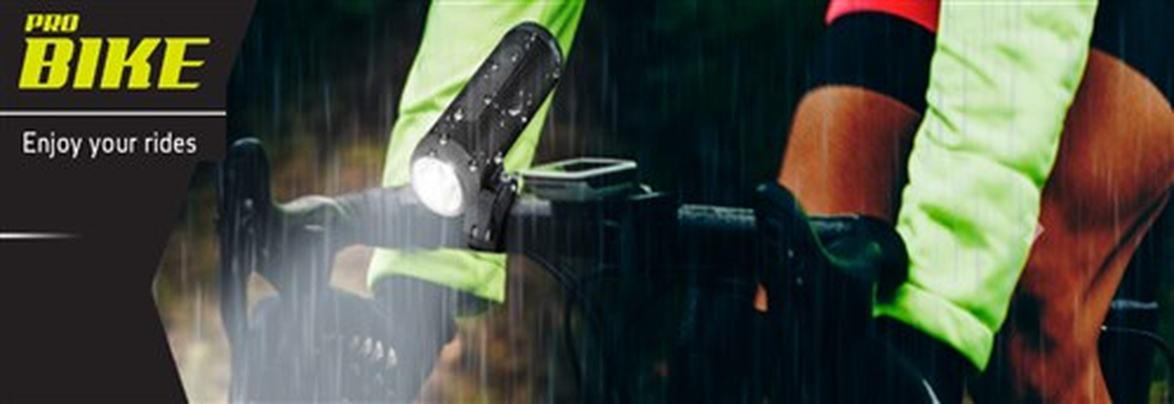 Speaker Bike Flashlight zwart